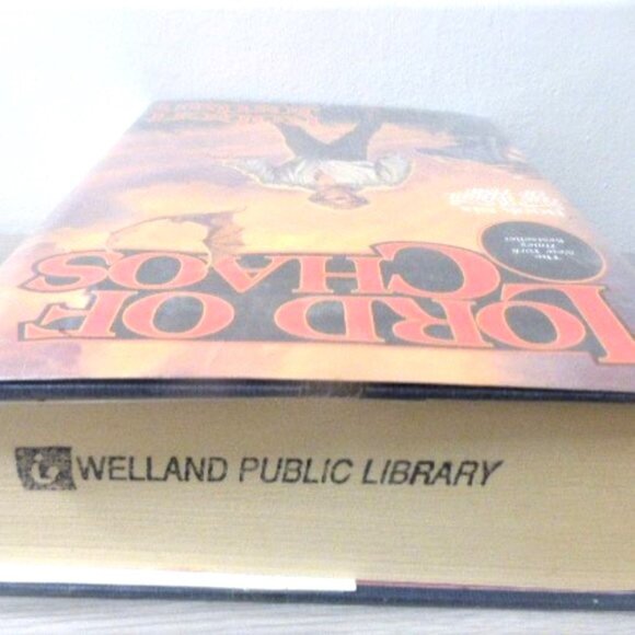 BK35BSM 1994 LORD of CHAOS Robert Jordan Book 6 Wheel of Time HC/DJ - Picture 3 of 7